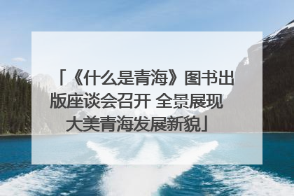 《什么是青海》图书出版座谈会召开 全景展现大美青海发展新貌