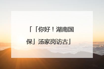 「你好！湖南国保」汤家岗访古
