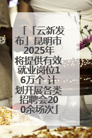 「云新发布」昆明市2025年将提供有效就业岗位16万个 计划开展各类招聘会200余场次