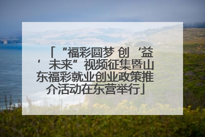 “福彩圆梦 创‘益’未来”视频征集暨山东福彩就业创业政策推介活动在东营举行