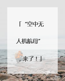 “空中无人机航母”，来了！