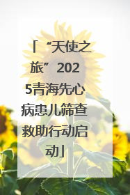 “天使之旅”2025青海先心病患儿筛查救助行动启动