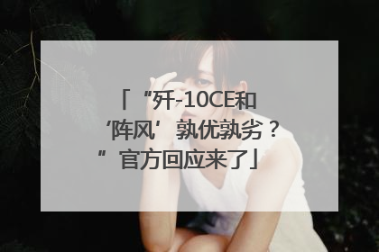 “歼-10CE和‘阵风’孰优孰劣？”官方回应来了