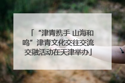 “津青携手 山海和鸣”津青文化交往交流交融活动在天津举办