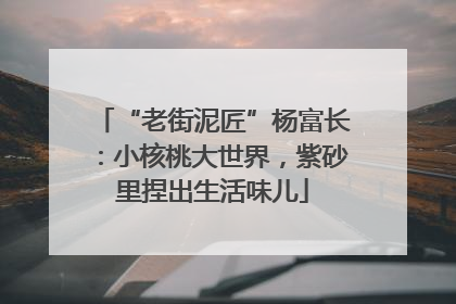 “老街泥匠”杨富长：小核桃大世界，紫砂里捏出生活味儿