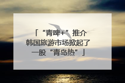 “青啤+”推介 韩国旅游市场掀起了一股“青岛热”
