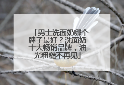 男士洗面奶哪个牌子最好？洗面奶十大畅销品牌，油光粗糙不再见
