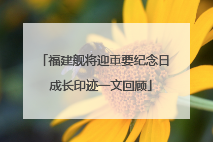 福建舰将迎重要纪念日 成长印迹一文回顾
