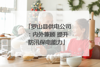 罗山县供电公司：内外兼顾 提升防汛保电能力