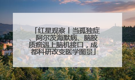 红星观察丨当孤独症、阿尔茨海默病、脑胶质瘤遇上脑机接口，成都科研改变医学图景
