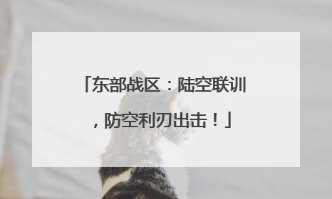 东部战区：陆空联训，防空利刃出击！