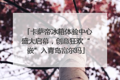 卡萨帝冰箱体验中心盛大启幕，创意狂欢“嵌”入青岛富尔玛