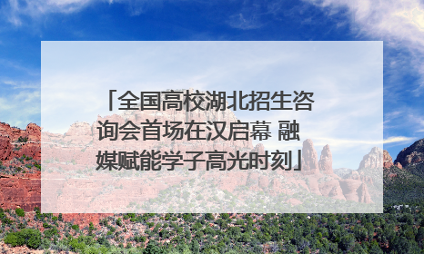 全国高校湖北招生咨询会首场在汉启幕 融媒赋能学子高光时刻