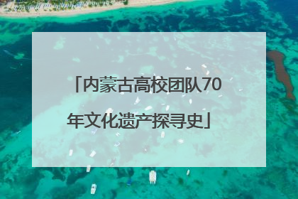 内蒙古高校团队70年文化遗产探寻史