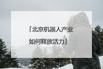 北京机器人产业如何释放活力