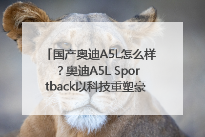 国产奥迪A5L怎么样？奥迪A5L Sportback以科技重塑豪华运动轿车市场格局