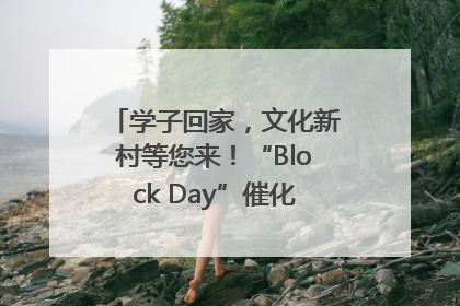 学子回家，文化新村等您来！“Block Day”催化学院式街区新生态