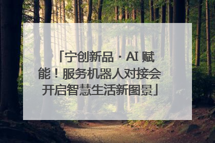 宁创新品・AI 赋能！服务机器人对接会开启智慧生活新图景