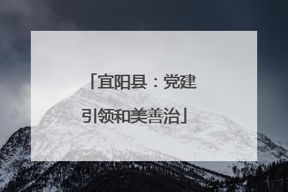 宜阳县：党建引领和美善治