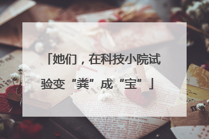 她们，在科技小院试验变“粪”成“宝”