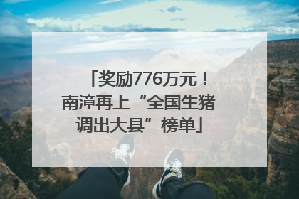 奖励776万元！南漳再上“全国生猪调出大县”榜单
