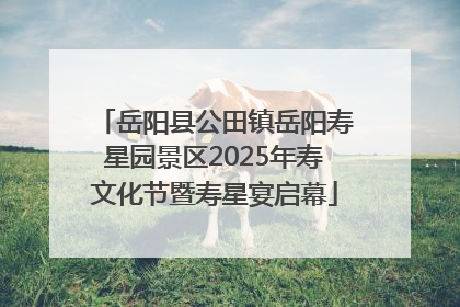 岳阳县公田镇岳阳寿星园景区2025年寿文化节暨寿星宴启幕