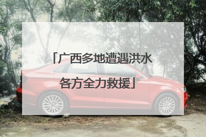 广西多地遭遇洪水 各方全力救援