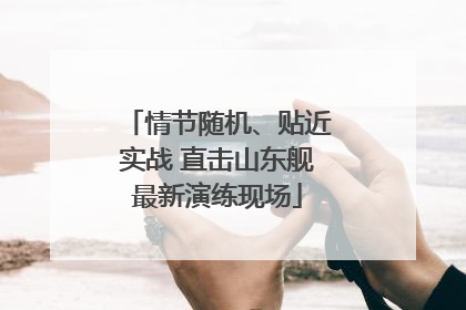 情节随机、贴近实战 直击山东舰最新演练现场