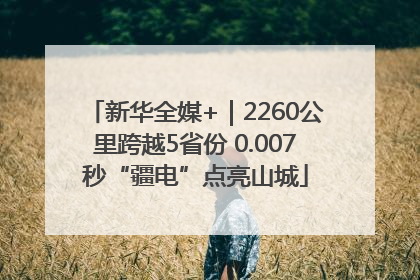 新华全媒+｜2260公里跨越5省份 0.007秒“疆电”点亮山城