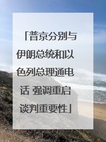 普京分别与伊朗总统和以色列总理通电话 强调重启谈判重要性