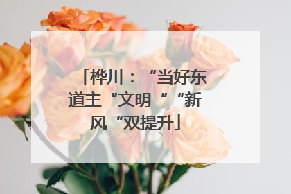 桦川：“当好东道主“文明““新风“双提升
