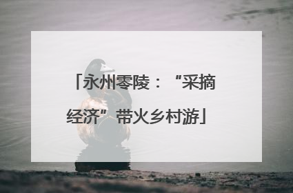 永州零陵：“采摘经济”带火乡村游