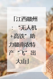 江西赣州：“无人机+高铁”助力赣南农特产“飞”出大山
