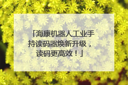 海康机器人工业手持读码器焕新升级，读码更高效！