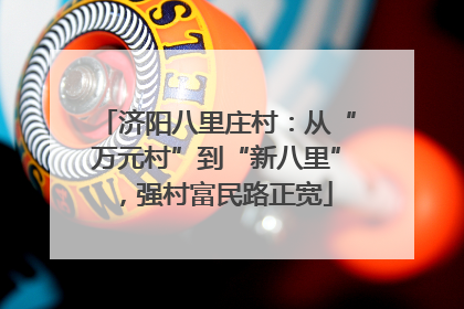 济阳八里庄村：从“万元村”到“新八里”，强村富民路正宽