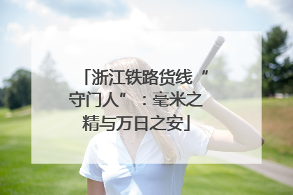 浙江铁路货线“守门人”：毫米之精与万日之安