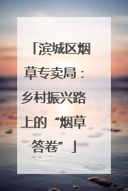 滨城区烟草专卖局：乡村振兴路上的“烟草答卷”