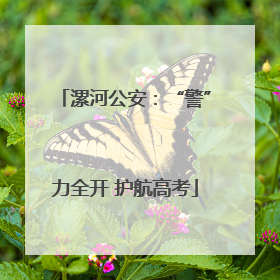 漯河公安：“警”力全开 护航高考