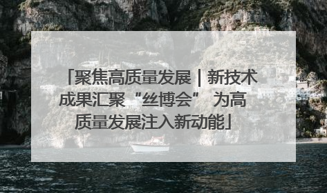 聚焦高质量发展｜新技术成果汇聚“丝博会” 为高质量发展注入新动能