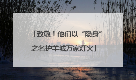 致敬！他们以“隐身”之名护羊城万家灯火