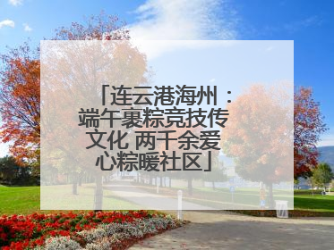 连云港海州：端午裹粽竞技传文化 两千余爱心粽暖社区