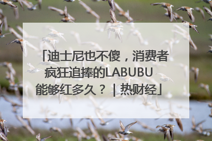 迪士尼也不傻，消费者疯狂追捧的LABUBU能够红多久？｜热财经