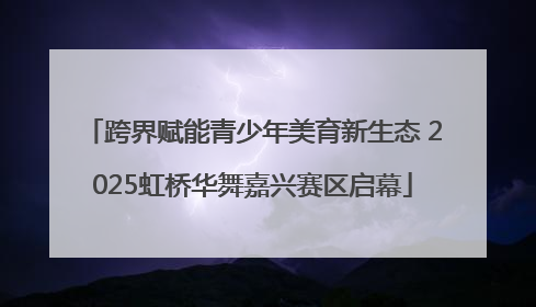 跨界赋能青少年美育新生态 2025虹桥华舞嘉兴赛区启幕