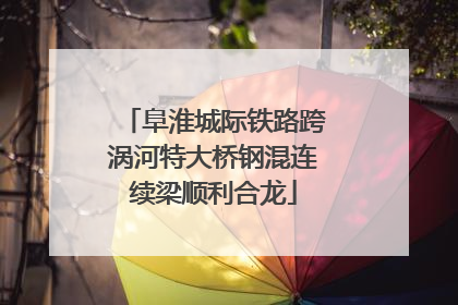 阜淮城际铁路跨涡河特大桥钢混连续梁顺利合龙