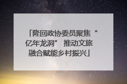 隆回政协委员聚焦“亿年龙洞” 推动文旅融合赋能乡村振兴