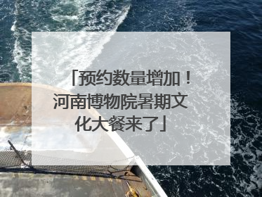 预约数量增加！河南博物院暑期文化大餐来了
