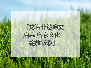 龙岩非遗盛宴启幕 客家文化绽放新彩
