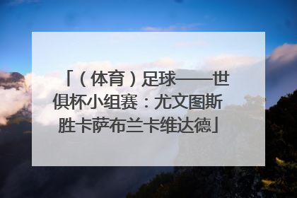 （体育）足球——世俱杯小组赛：尤文图斯胜卡萨布兰卡维达德
