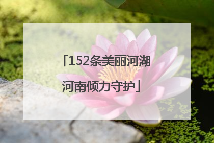152条美丽河湖 河南倾力守护