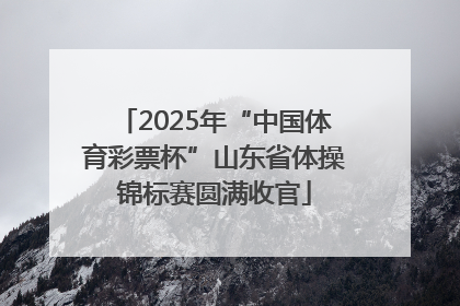 2025年“中国体育彩票杯”山东省体操锦标赛圆满收官